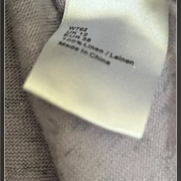 Wrap London Violet Linen Jersey Knit Camisole Tank Top Print UK 12 - Picture 6 of 12